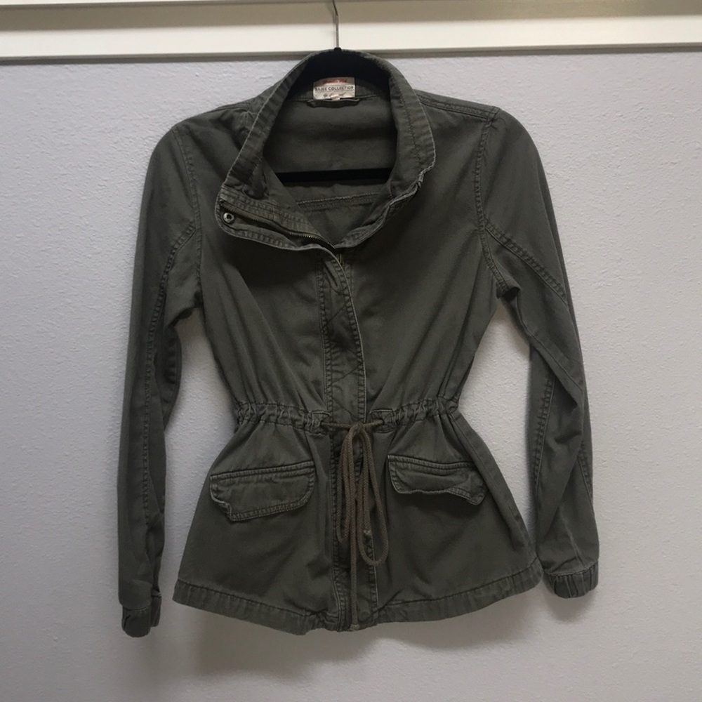 Navy Green Utility Jacket